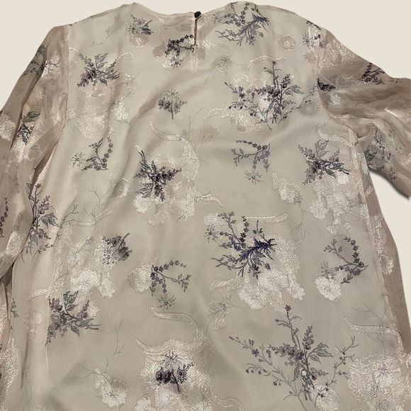 Grey by Jason Wu - Winter Floral Silk Blouse - size 4 - Picture 9 of 15